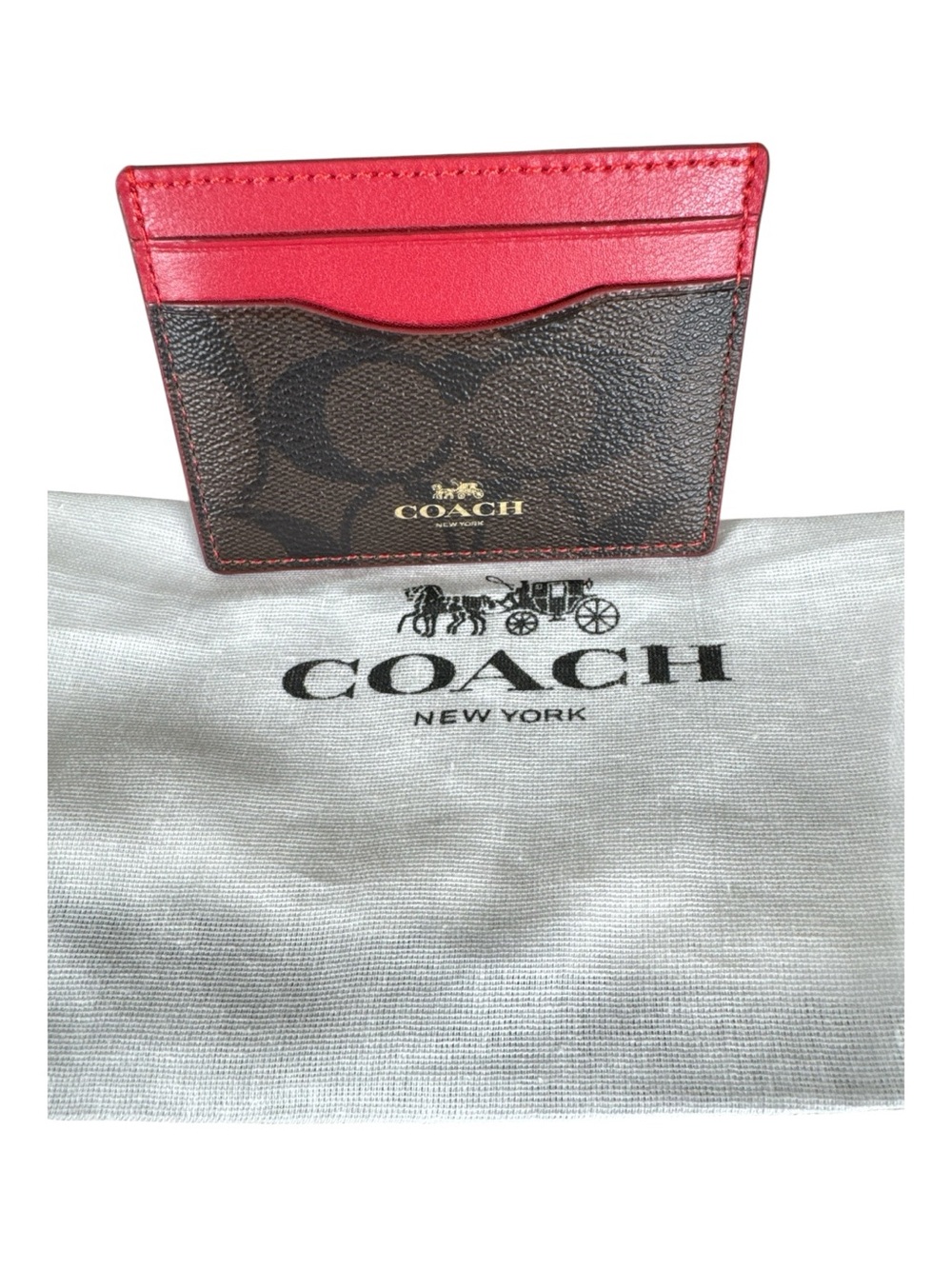 COACH Slim ID Card Case in Signature Canvas - Picture 4 of 4